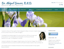 Tablet Screenshot of drabigailseaver.com
